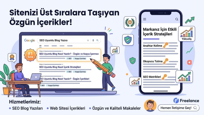 özgün  ceo uyumlu içerik yazıları üretirim