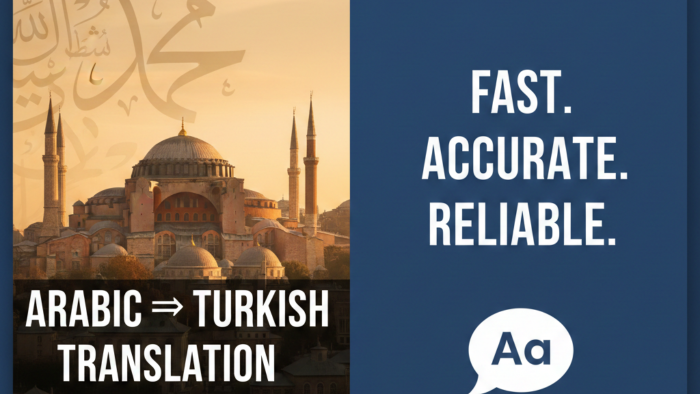 arapça–türkçe  sesli ve sözlü çeviri yaparım