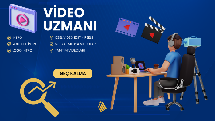 profesyonel olarak video edit ve intro işlemlerinizi yaparım