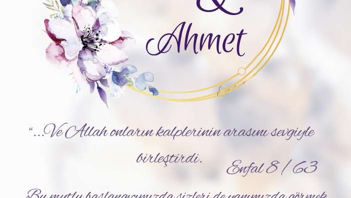 hayalinizdeki davetiye ile güzel anılar tasarlarım