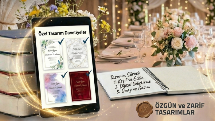 etkileyici davetiyeler hazırlarım