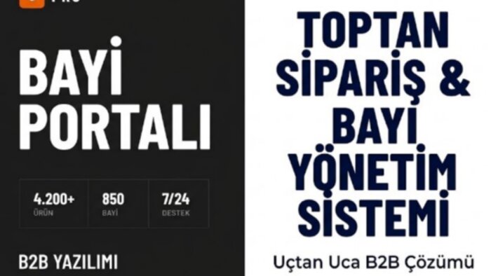 b2b bayi paneli ve özel sipariş yönetim sistemleri kodlarım