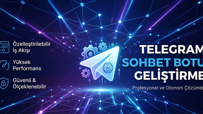 telegramda sohbet botu geliştiririm