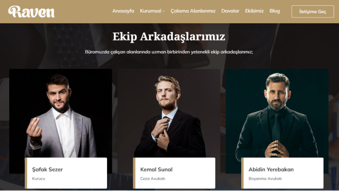 hukuk bürosu ve avukatlık sitesi yaparım