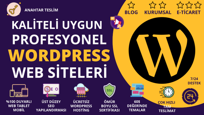 ultra modern profesyonel WordPress sitesi yaparım