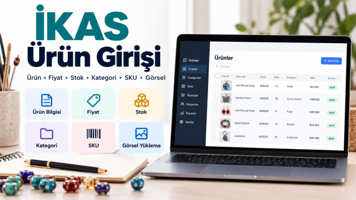 İKAS ürün ve veri girişlerinizi yaparım