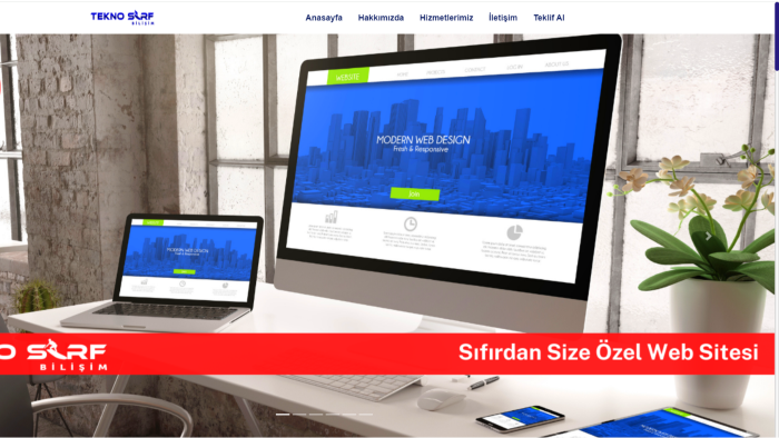  size özel kurumsal web site geliştirebilirim
