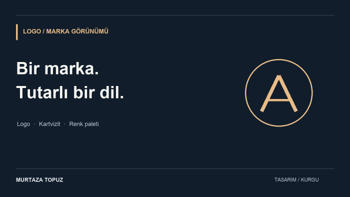 logonuzu ve markanızın temel görsel kimliğini tasarlarım