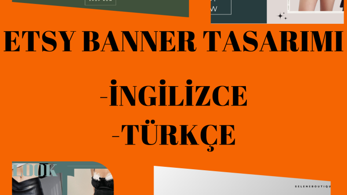 Etsy için banner tasarlarım