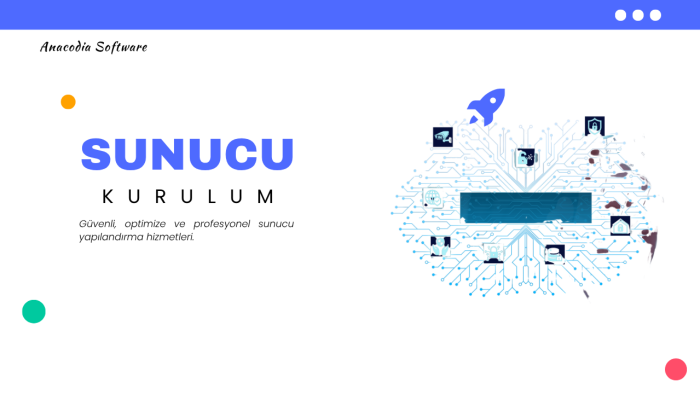 sunucu üzerinde kurulum yaparım