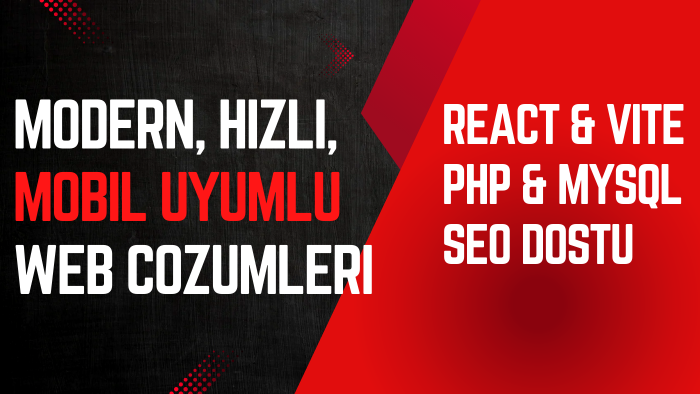 modern ve kullanıcı dostu web siteleri geliştiririm
