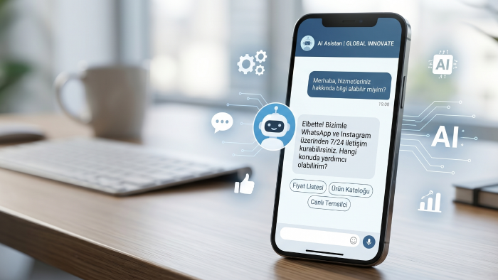 WhatsApp ve Instagram için AI chatbot kurarım