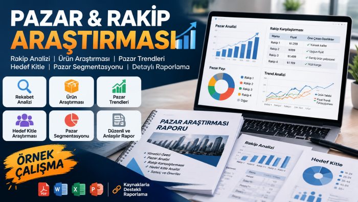 detaylı pazar ve rakip araştırmaları yaparım