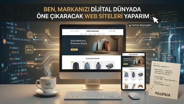 markanızı dijital dünyada öne çıkaracak web siteleri yaparım