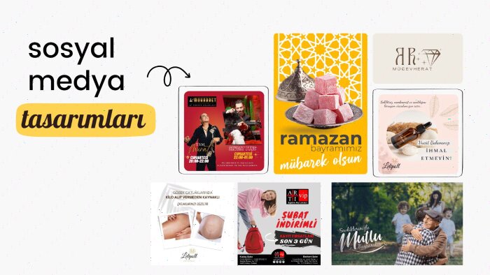 sosyal medya hesaplarınız için tasarımlar hazırlayabilirim
