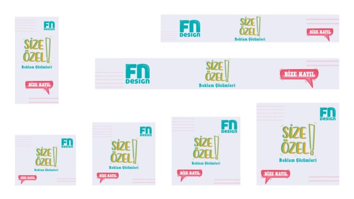GDN uygun şekilde reklam tasarımları ve bannerlar hazırlarım