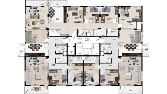 mimari plan çizimleri ve boyaması yaparım