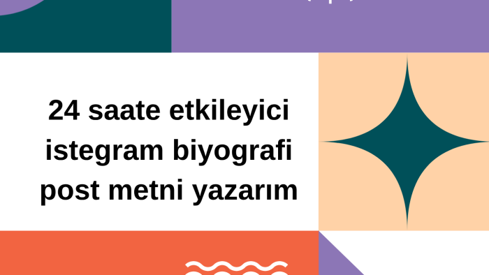 dikkat çekici Instagram biyografisi yazarım