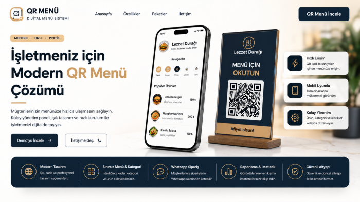 işletmeleriniz için qr menü sitesi oluşturabilirim