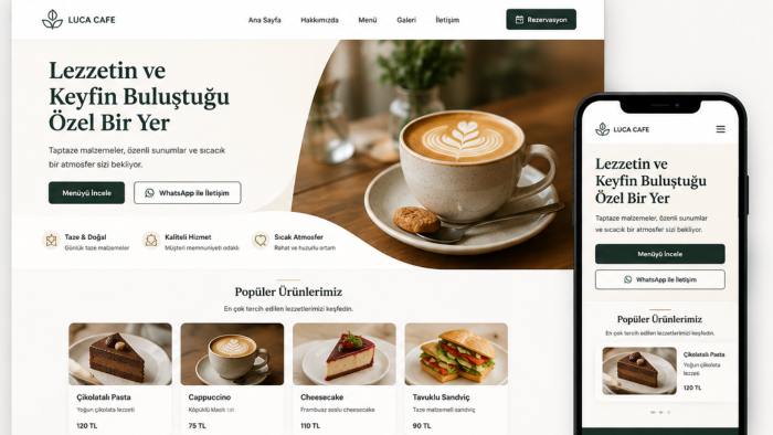 işletmenize modern ve profesyonel web sitesi tasarlarım