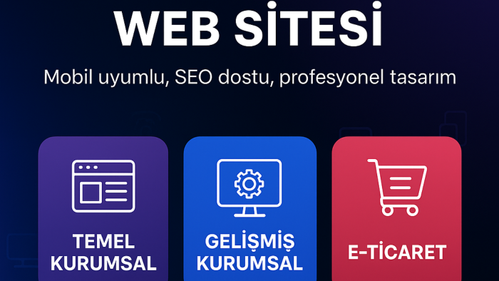 işletmeniz için modern  anahtar teslim web sitesi tasarlarım
