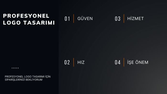 kurumsal ve minimalist logo tasarımı yapabilirim