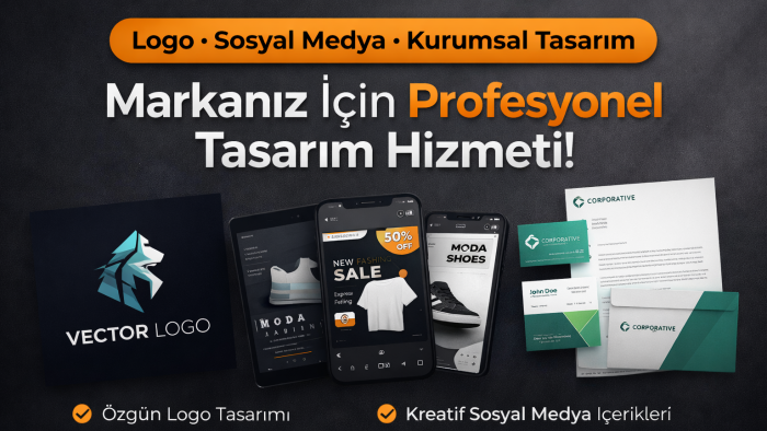 markanız için özgün ve profesyonel tasarımlar üretiyorum