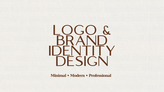 markanıza özel modern logo ve marka kimliği tasarımı yaparım