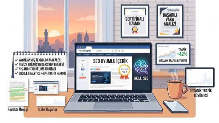 sizin için SEO uyumlu içerik yazarlığı hizmeti sunarım