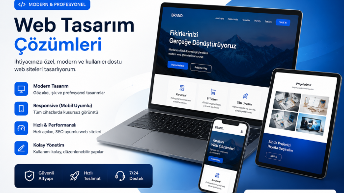 web sitenizi geliştirebilirim