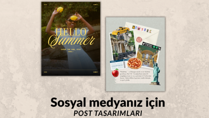 sosyal medyanız için etkileyici postlar tasarlarım