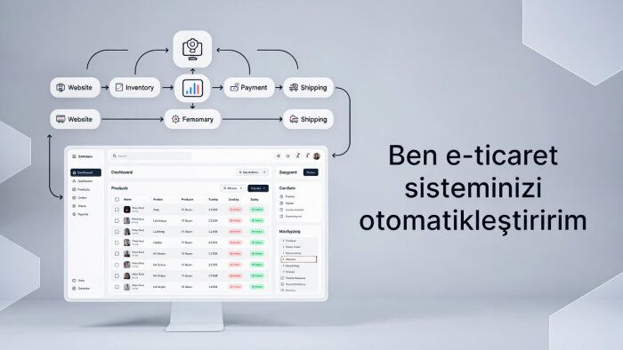 e-ticaret sisteminizi otomatikleştiririm