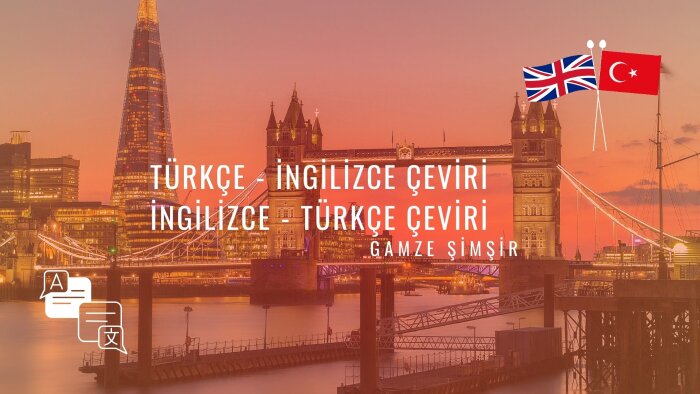 İngilizce çeviri yapabilirim