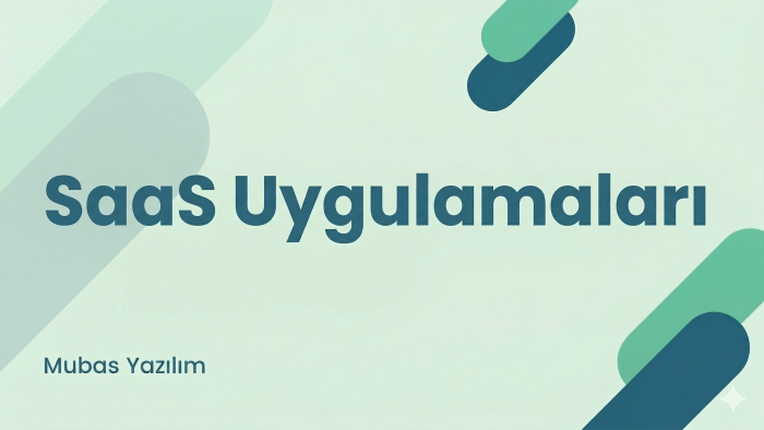SaaS uygulamaları yaparım