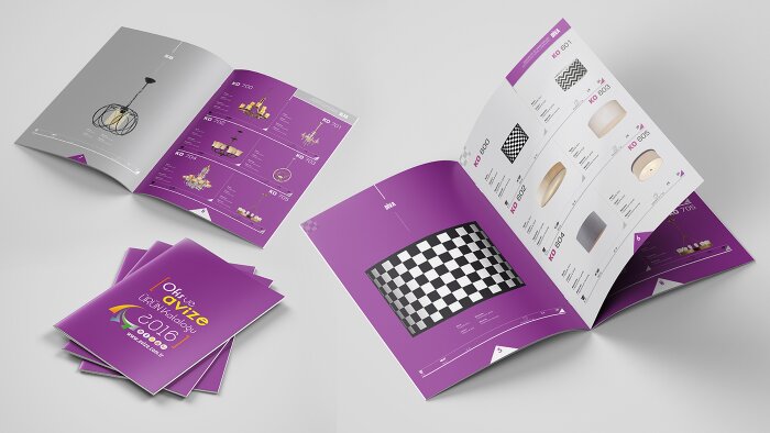 yaratıcı katalog tasarımı yapıyorum