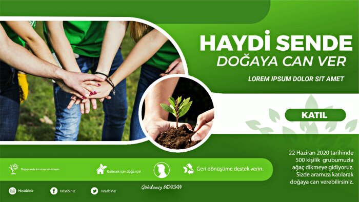sizin için etkileyici, kurumsal reklam ve banner tasarlarım