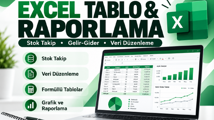 Excel dosyalarınızı düzenliyor, tablolar hazırlıyorum