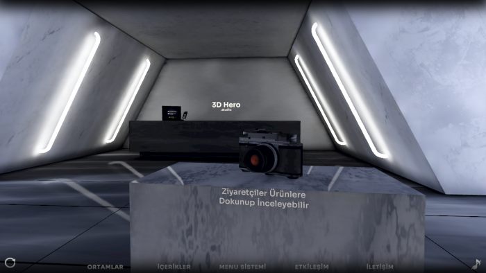 interaktif 3D hero alanı ve landing sayfası tasarımı yaparım