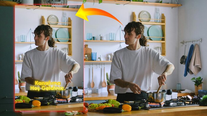 viral olabilecek şekilde dikey format videoları düzenlerim