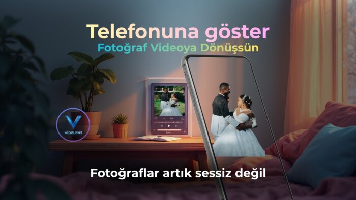 fotoğraflarınızı videoya dönüştürerek canlandırırım
