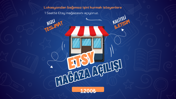 etsy mağazanızı açabilirim