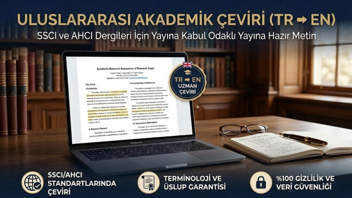 uluslararası yayınlarınız için akademik çeviri yaparım