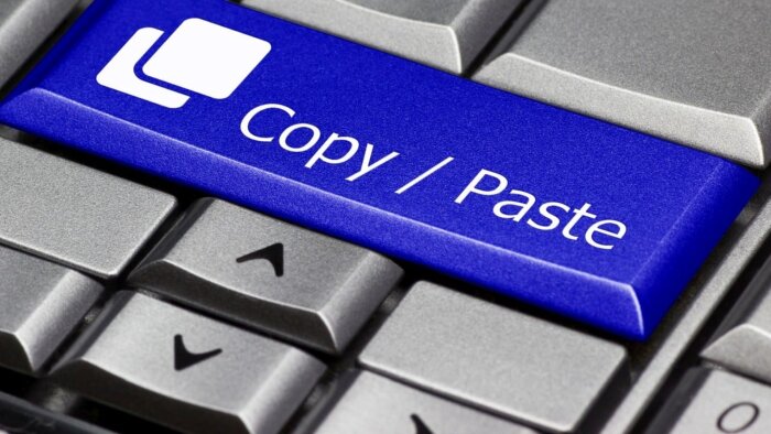 wordpress'te kopyala yapıştır işlemlerinizi yapabilirim