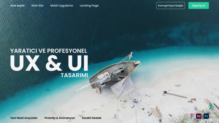 mobil app, websitesi, e-ticaret arayüz tasarımları çiziyorum