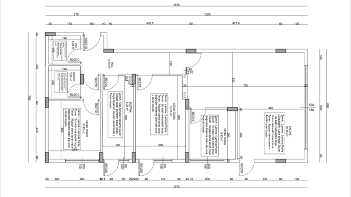 projeleriniz için Autocad üzerinden teknik çizim yapıyorum