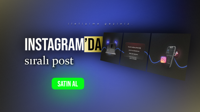 instagram için feed uygun post tasarlayabilirim