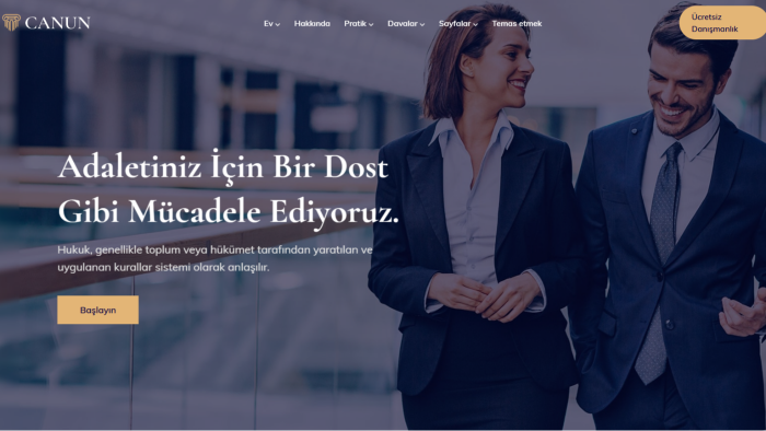 hukuk bürosu ve avukatlar için web sitesi yapabilirim