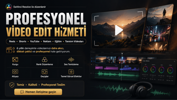 sizler için video editlerim