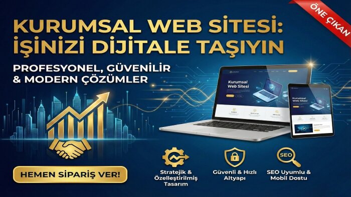 işiniz için SEO uyumlu ve hızlı WordPress site yaparım