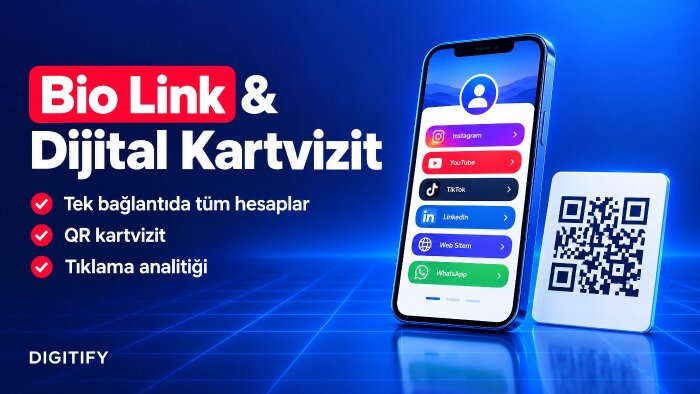 bio link ve dijital kartvizit sayfanızı kurarım